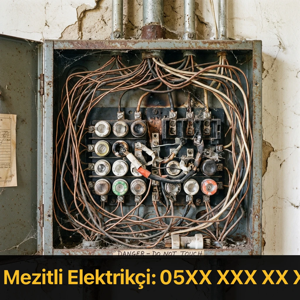 Mezitli Elektrik Pano Yenileme - Öncesi